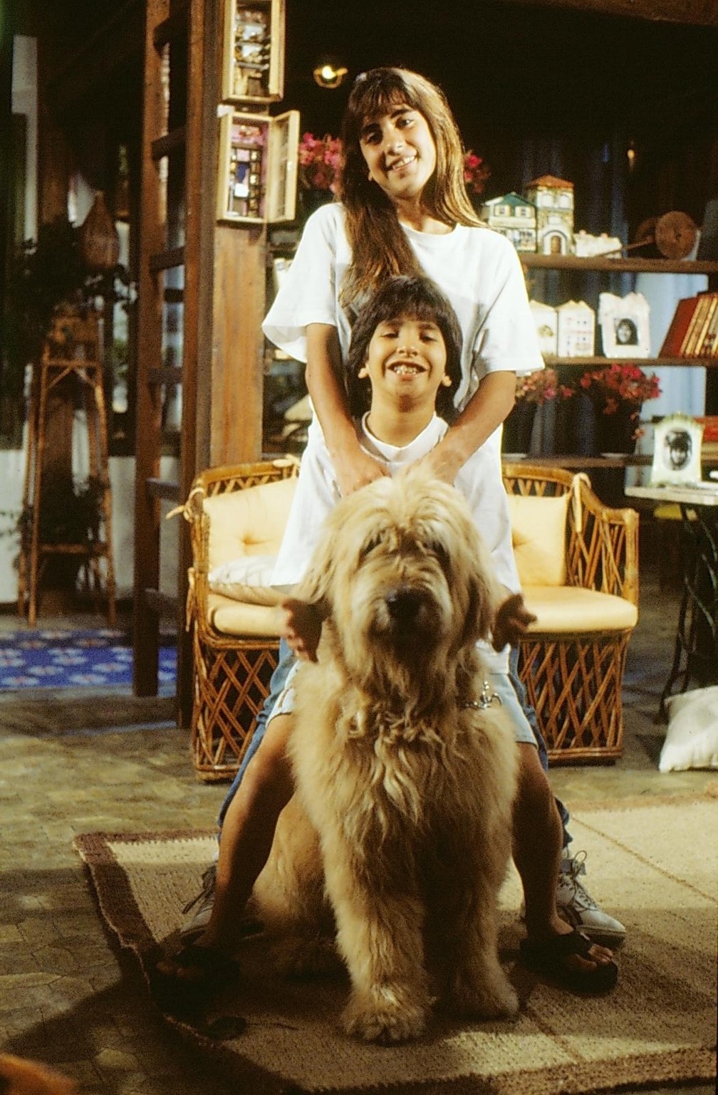 Carol Machado e Igor Lage em 'Top Model' em 1989 — Foto: Nelson Di Rago/Globo