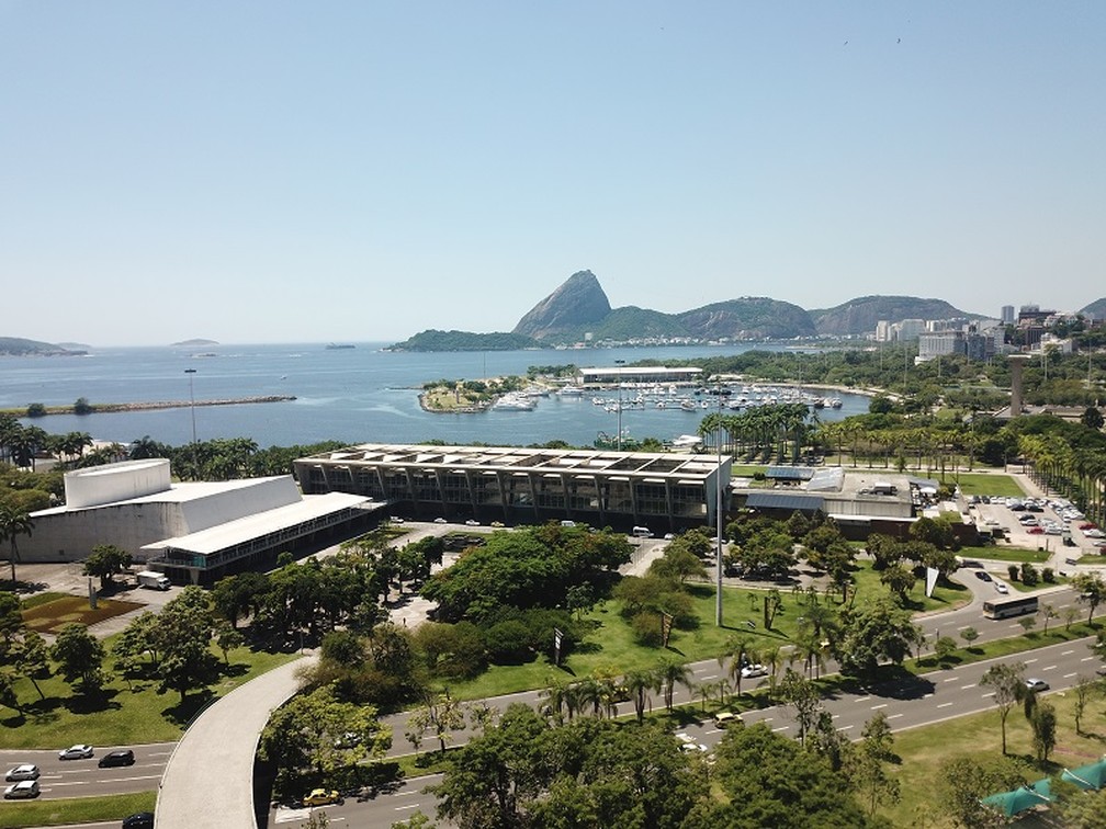 Parque do Flamengo, concebido em estilo moderno â€” Foto: Michel Filho / Prefeitura do Rio