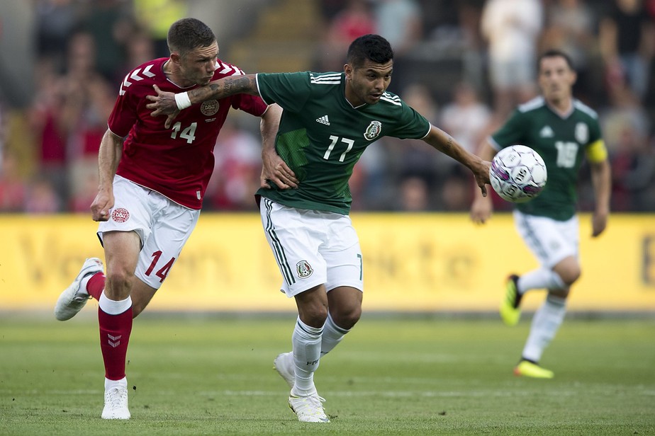 Dinamarca bate o MÃ©xico por 2 a 0 em Ãºltimo amistoso antes da Copa do Mundo