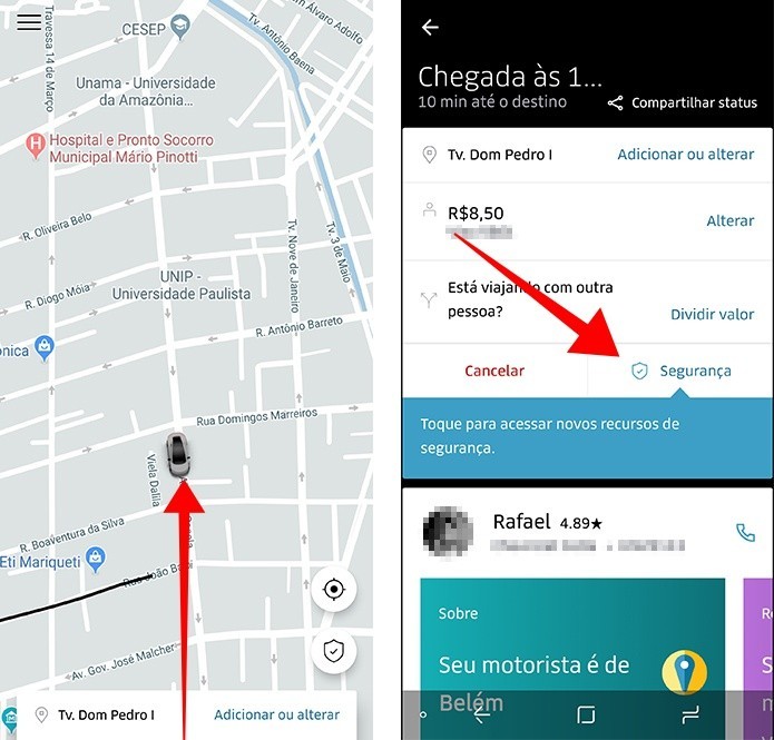 como compartilhar sua corrida com outra pessoa no uber dicas e tutoriais techtudo