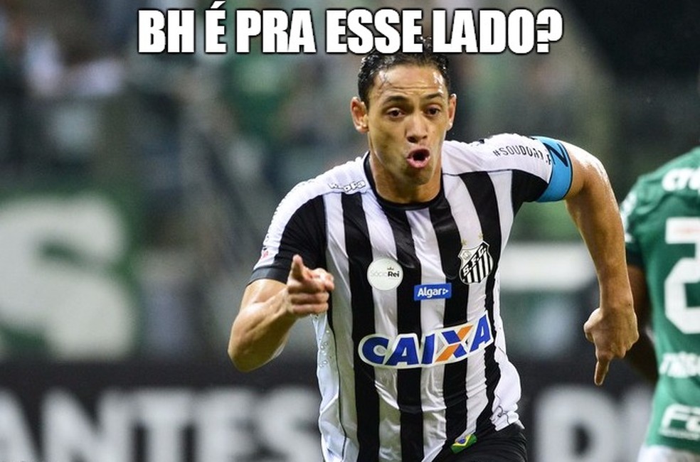 Ricardo Oliveira pode seguir vestindo alvinegro, mas em Minas Gerais (Foto: GloboEsporte.com)