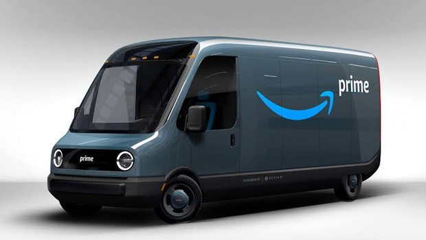 Amazon encomendou 100 mil vans de entrega da empresa de veículos elétricos Rivian (Foto: Divulgação)