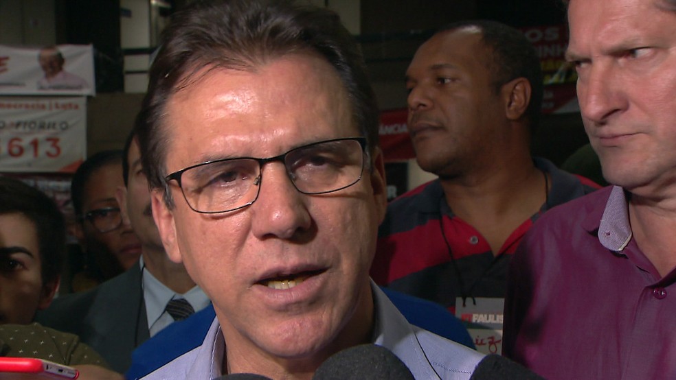 PR oficializa candidatura de Luis Marinho ao governo do estado de SP (Foto: Reprodução/TV Globo)