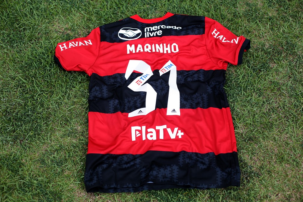 Marinho vai usar a camisa 31 no Flamengo — Foto: Gilvan de Sousa/Flamengo