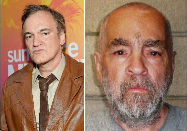 O cineasta Quentin Tarantino e o assassino Charles Manson (Foto: Getty Images)