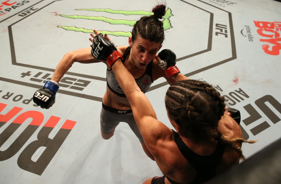 Marina Rodriguez foi superior contra Tecia Torres o tempo todo â?? Foto: Getty Images