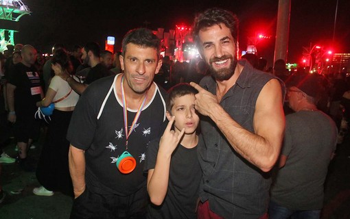 Milhem Cortaz, Rodrigo Queiroz e o filho Davi