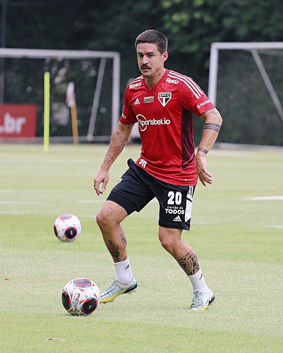 Gabriel Neves deve ser cortado novamente de jogo do São Paulo — Foto: Divulgação