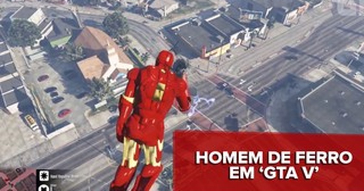 G1 - 'GTA V' ganha 'mod' brasileiro que permite jogar com Homem de Ferro -  notícias em Games