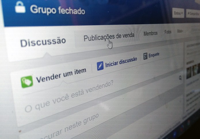 Vendas em grupos de Facebook também podem representar riscos de golpes (Foto: Elson de Souza/TechTudo)