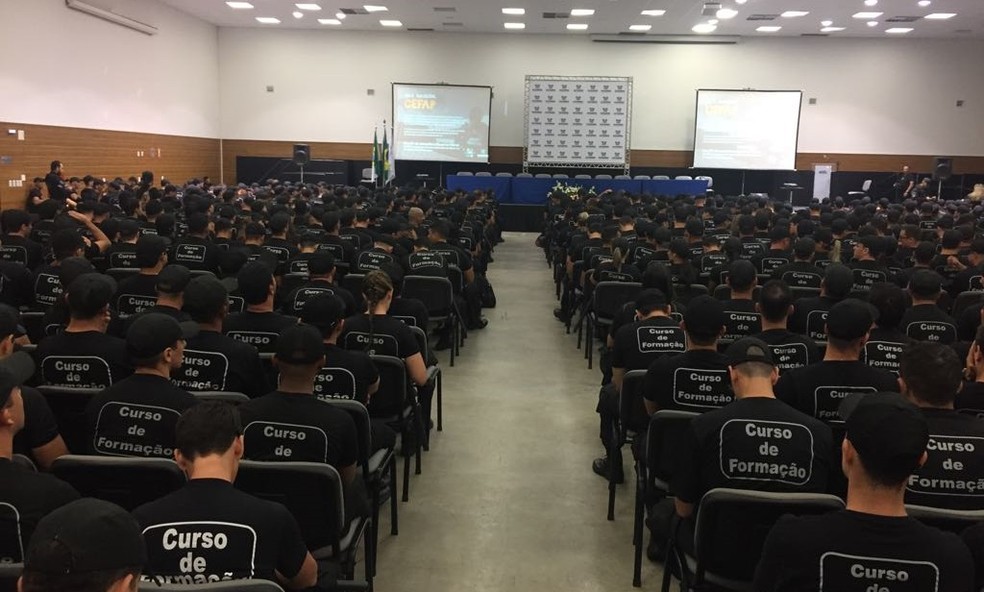 Concurso público para agente penitenciário do RN preencheu 571 vagas  (Foto: Sejuc/Divulgação)