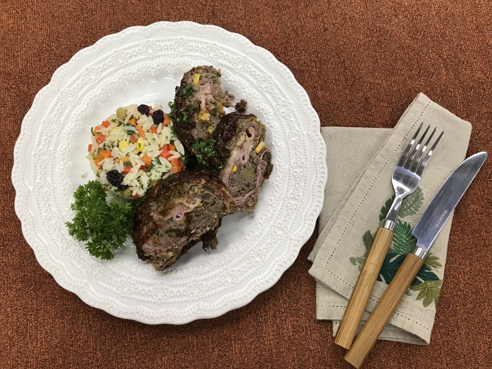 Rocambole de Carne à Moda Baiana — Foto: Sonia Schneiders/Gshow