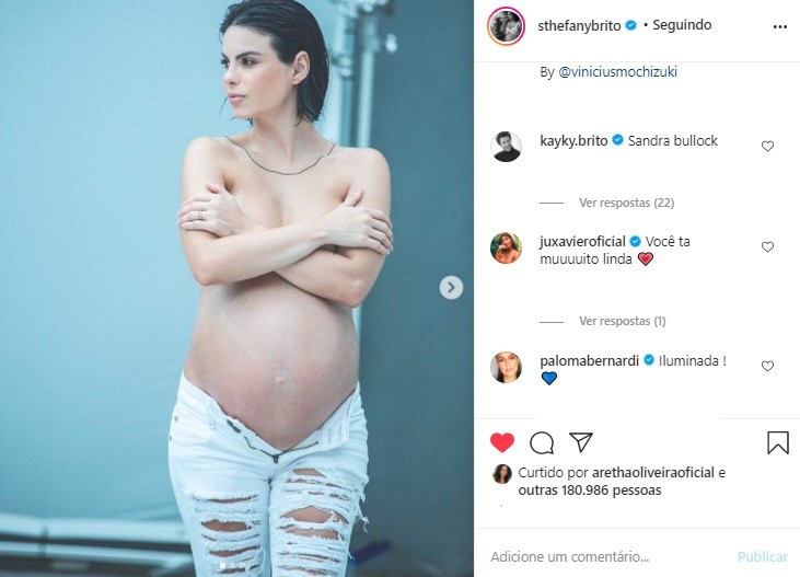 Sthefany Brito recebe elogios de amigos famosos e é comparada a Sandra Bullock por Kayky Brito (Foto: Reprodução/Instagram)