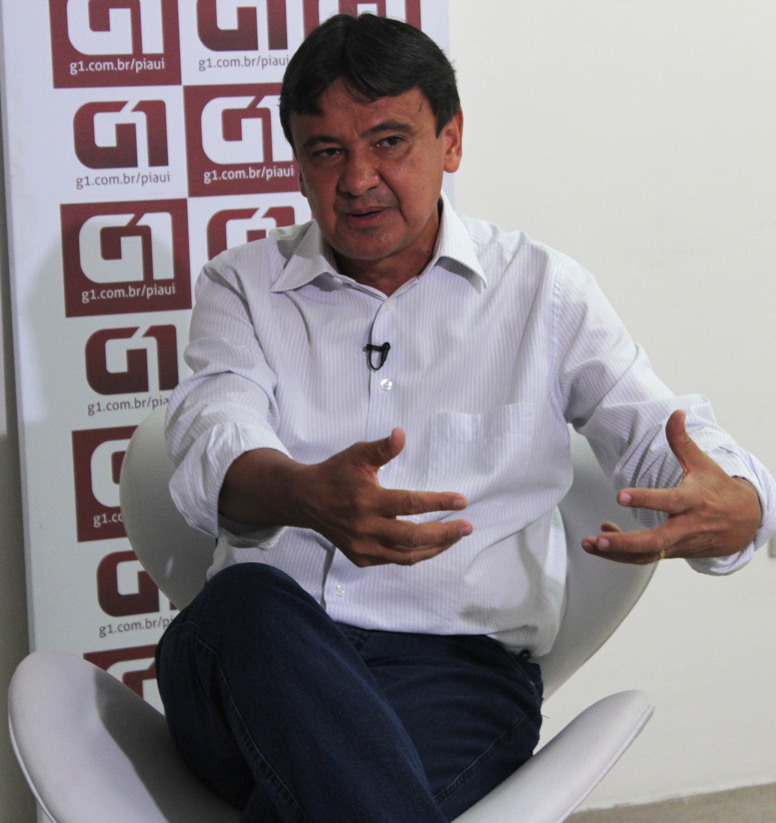 Wellington Dias fala sobre suas propostas para governador o Piauí (Foto: Gilcilene Araújo/ G1)