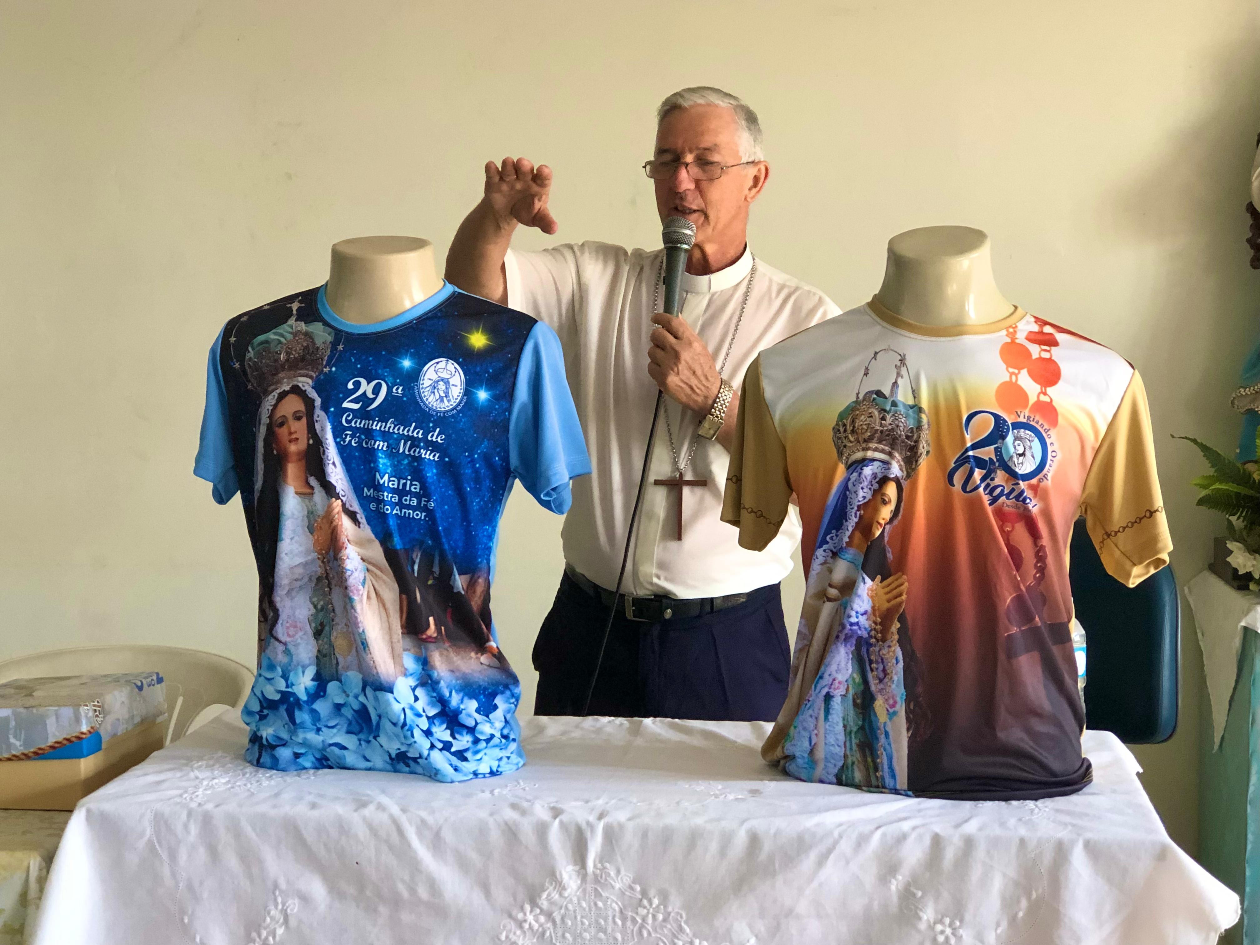 Com homenagem às vítimas de acidente na Caminhada do ano passado, camisas da Cafem 2023 são divulgadas em Santarém