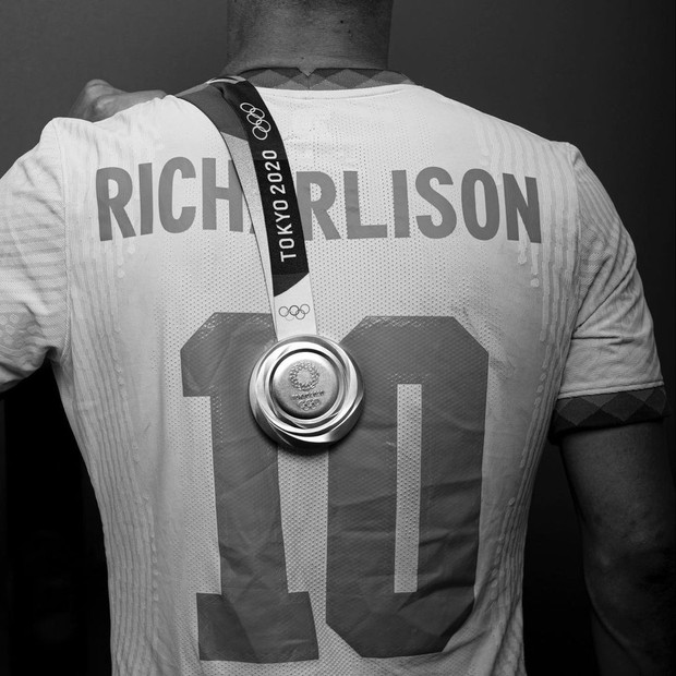 Nova tatuagem do atacante Richarlison, da seleção brasileira (Foto: Instagram/Reprodução)