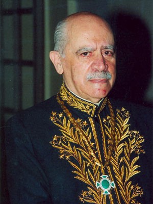 O jornalista e membro da Academia Brasileira de Letras (ABL) João de Scantimburgo, que fundou e presidiu a TV Excelsior e foi diretor dos 'Diários Associados' (Foto: Divulgação/ABL)