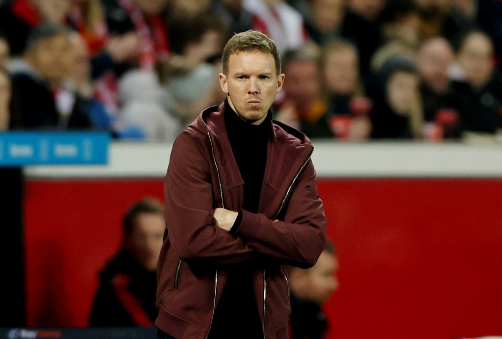 Julian Nagelsmann fez duras críticas ao Bayern de Munique — Foto: Reuters