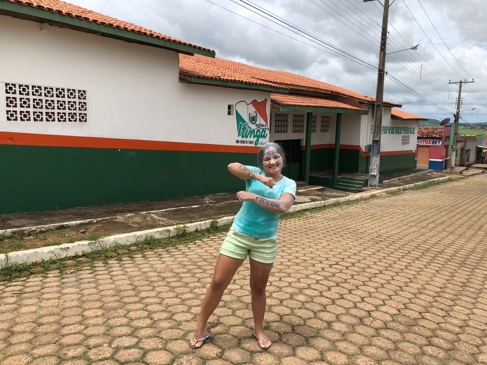 Sabrina é natural da cidade de Itinga do Maranhão — Foto: Arquivo pessoal