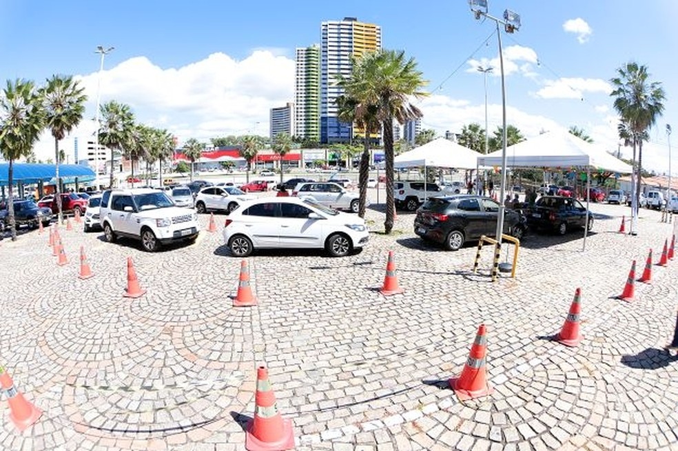 Shopping Via Direta vai funcionar como ponto de vacinação contra a Influenza a partir desta terça-feira (21). — Foto: Alex Regis / SMS