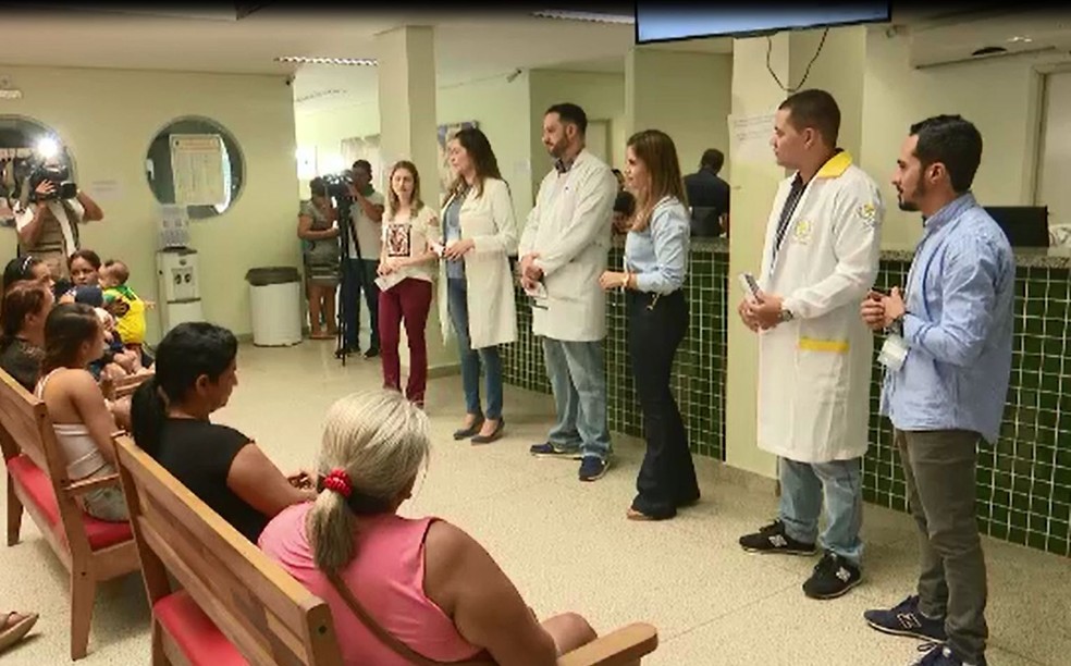 Palestras na Policlínica Barral y Barral alertam população sobre a automedicação (Foto: Reprodução)