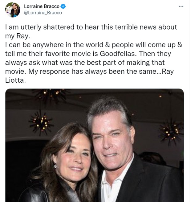 Famosos lamentam morte de Ray Liotta (Foto: Reprodução/Twitter)