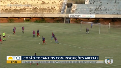 Copão Tocantins abre inscrições para equipes de futebol de todo o estado