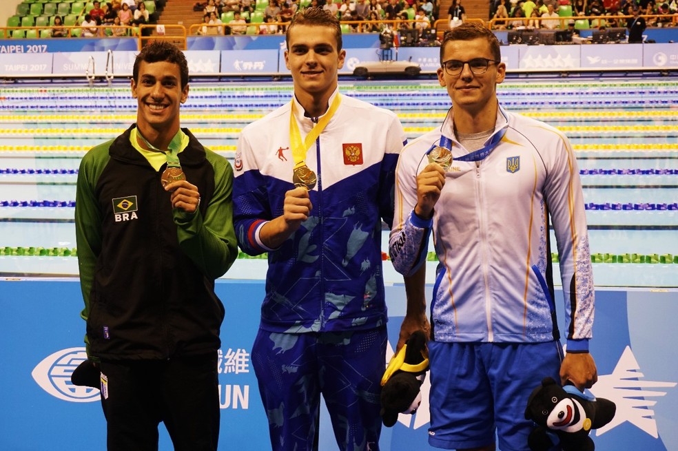 Henrique Martins conquista a segunda medalha na Universíade 2017 (Foto: Fellipe Chargel/CBDU/Be Nice Films)