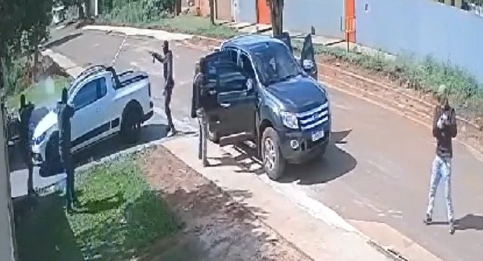 Ninguém ficou ferido. — Foto: Reprodução