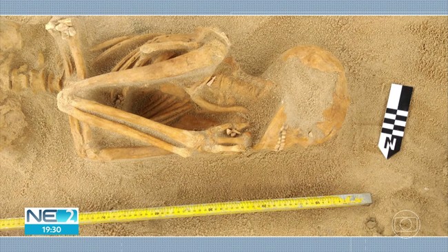 Ossadas humanas de quase 500 anos são encontradas no bairro do Recife