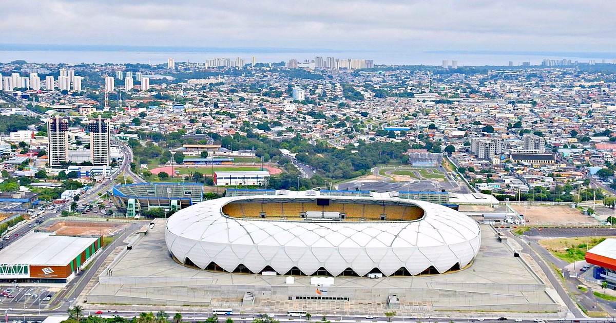 Governo usa lâmpadas emprestadas na Arena da Amazônia para jogo do