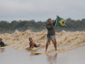 Pororoca foi palco de campeonatos nacionais no Amapá (Foto: Adriano Monteiro/Divulgação)