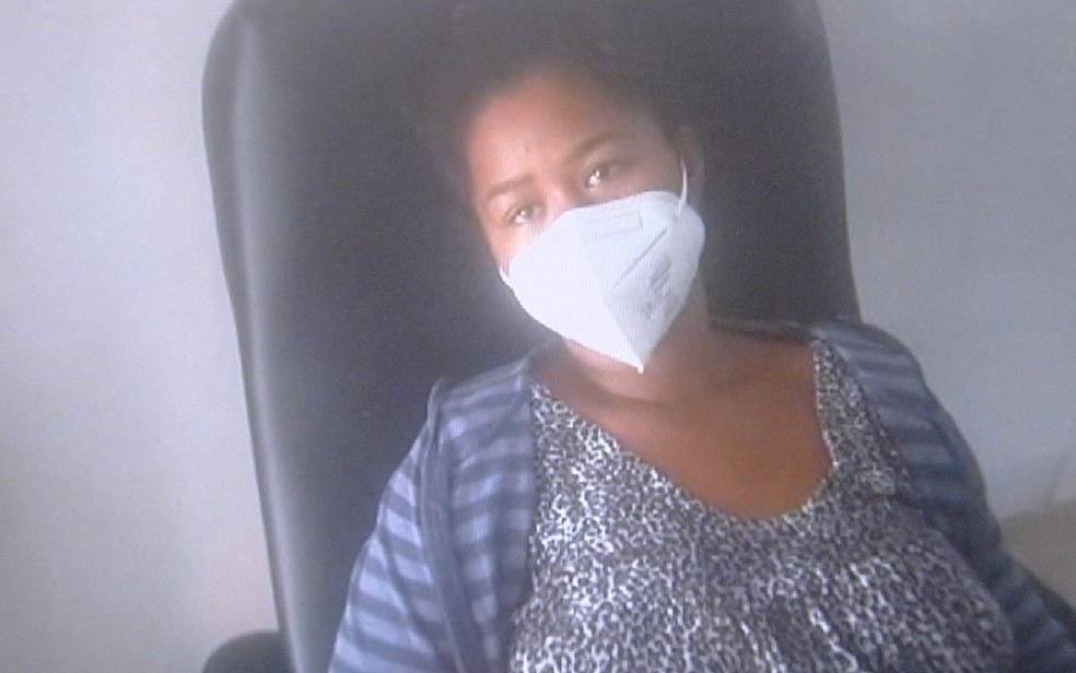 Grávida perde o bebê no 8º mês de gestação após ser diagnosticada com Covid-19 e influenza — Foto: Reprodução/TV Anhanguera