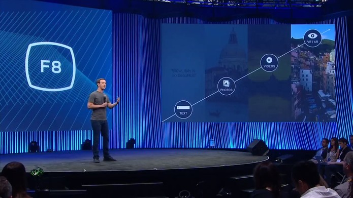 Mark Zuckerberg anuncia novidades na F8 (Foto: Reprodu??o/Facebook)