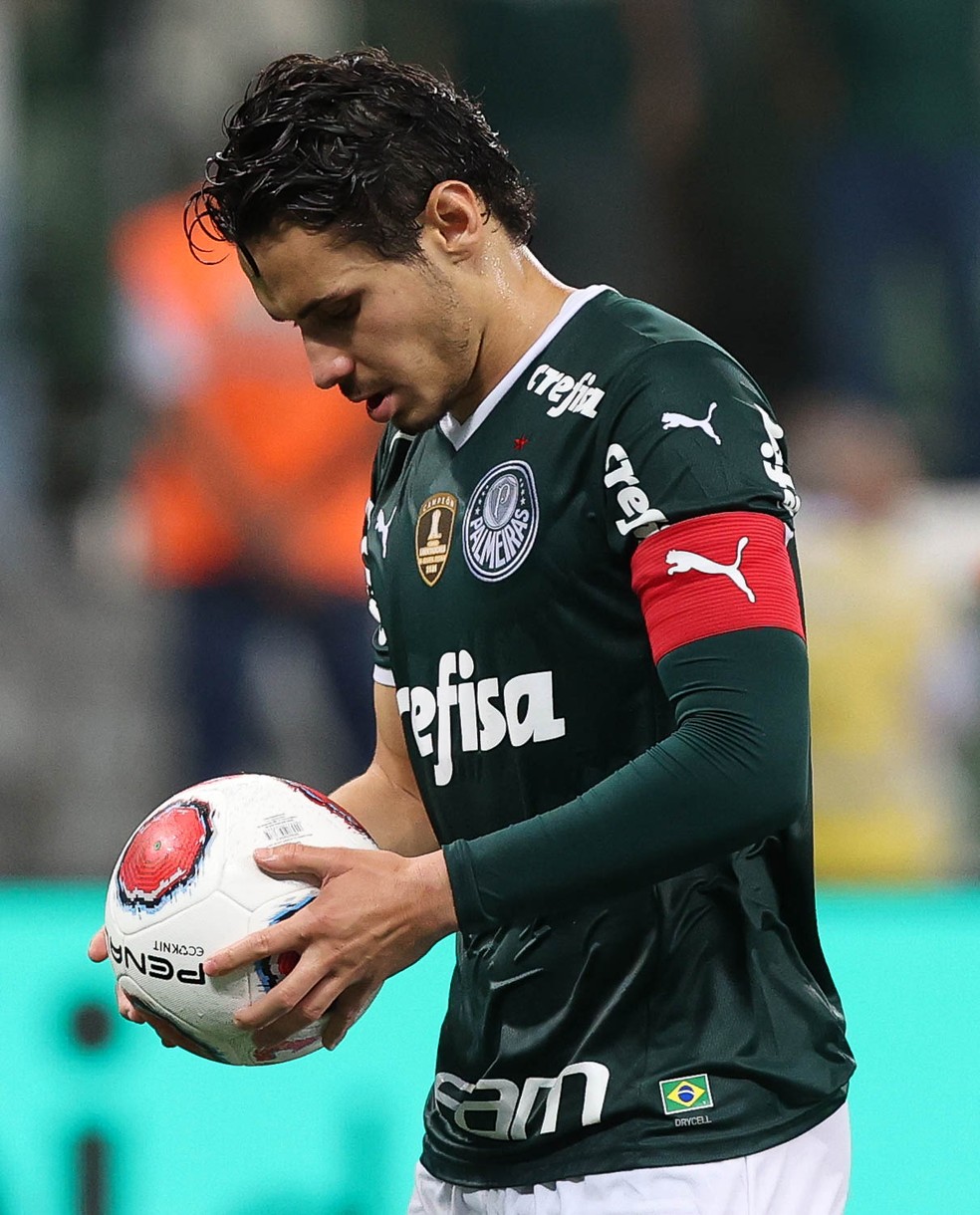 Raphael Veiga não perdeu nenhum pênalti desde que chegou ao Palmeiras — Foto: César Greco/Agência Palmeiras