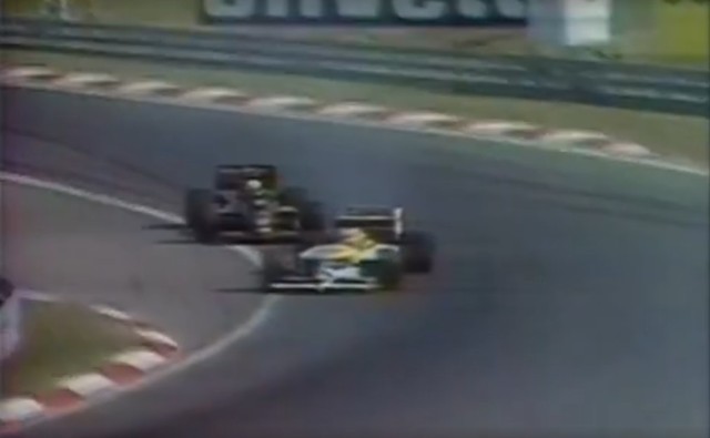 Ultrapassagem de Piquet sobre Senna