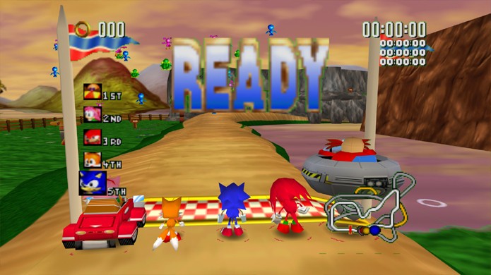 Sonic R era um jogo bem divertido de corrida, mas também uma decepção para quem esperava Sonic X-Treme (Foto: Reprodução/Alvanista)