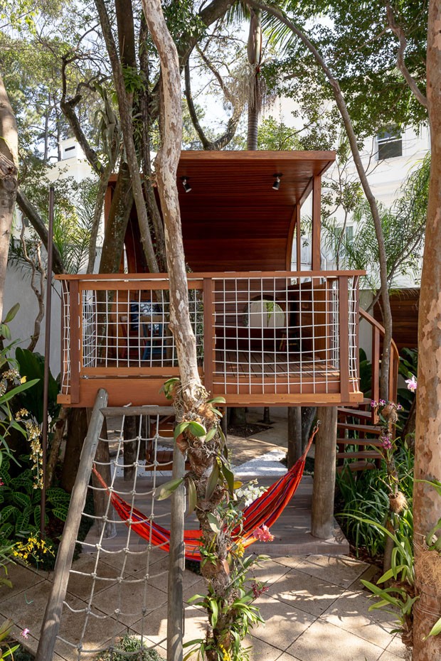 A deliciosa casa na Ã¡rvore de Thais Fersoza e Michel TelÃ³ (Foto: Ricardo Bassetti)