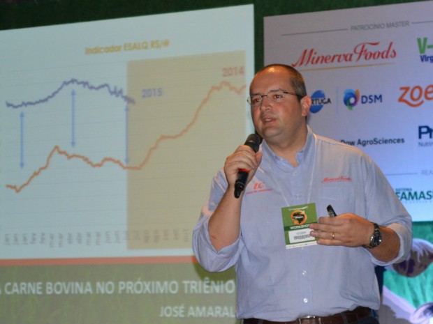 Gerente do setor de Inteligência de Mercado da Minerva Foods, José Américo Basso Amaral (Foto: Anderson Viegas/Do G1 MS)