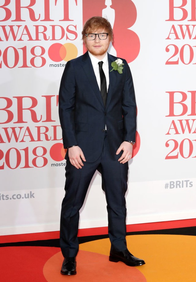 Ed Sheeran no Brit Awards 2018 (Foto: Getty Images)