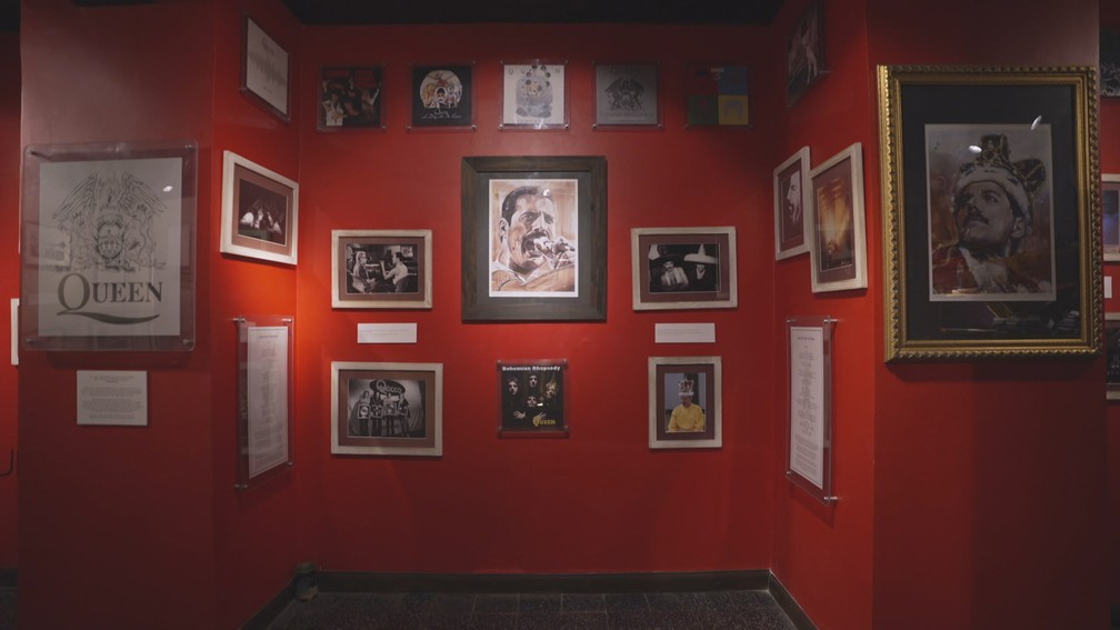 Museu em homenagem a Freddie Mercury em Zanzibar — Foto: Globo Repórter/ Reprodução