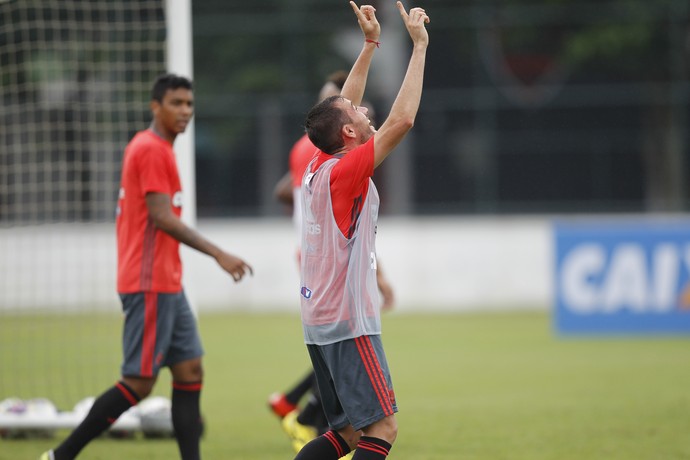 Mancuello treino Flamengo (Foto: Gilvan de Souza/Flamengo)