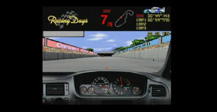 Racing Days, que foi o único game de corrida do console, tinha uma pegada bem parecida com Test Drive (Foto: Reprodução/YouTube)