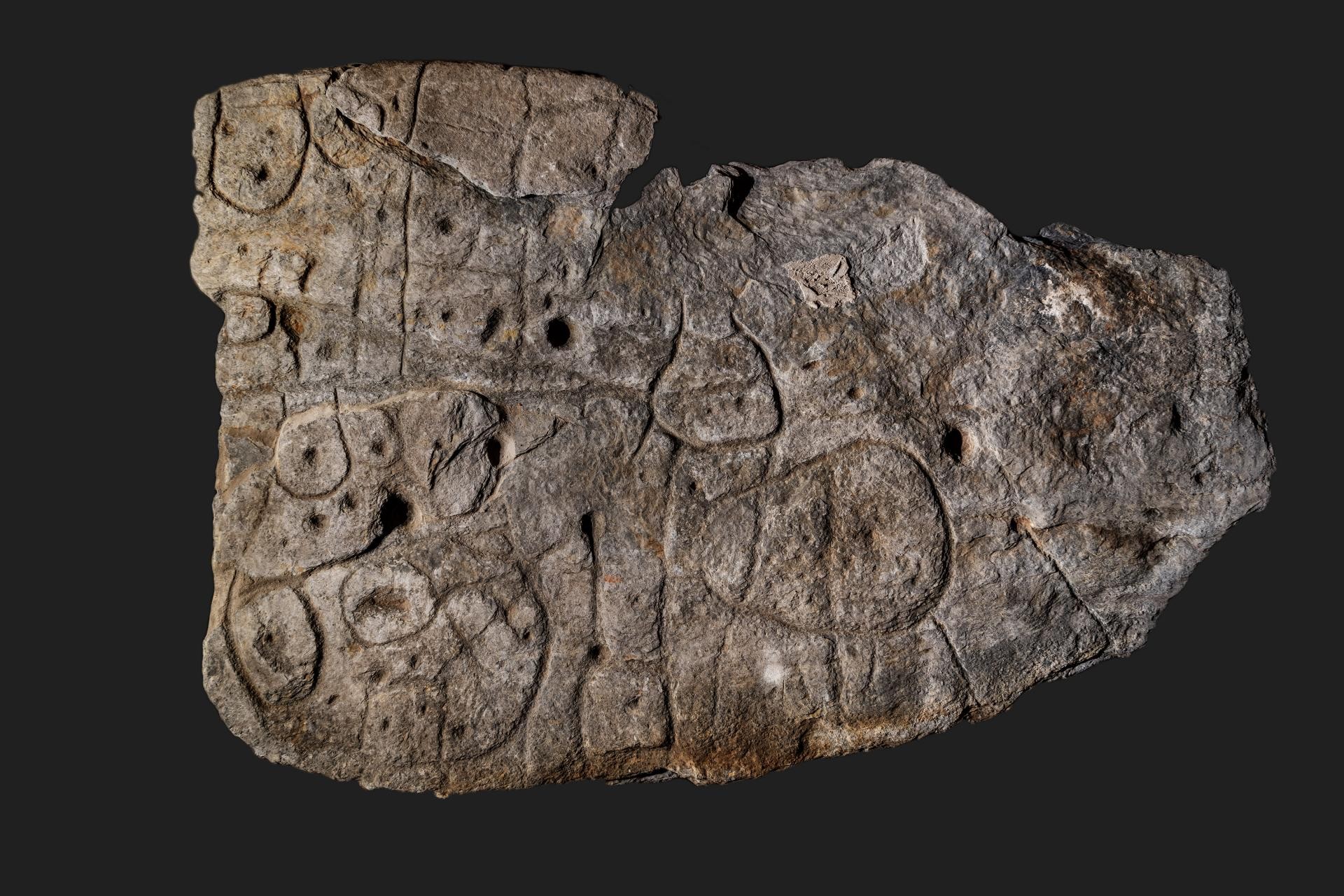 Mapa da Idade do Bronze seria o mais antigo da Europa (Foto: Divulgação/Inrap)