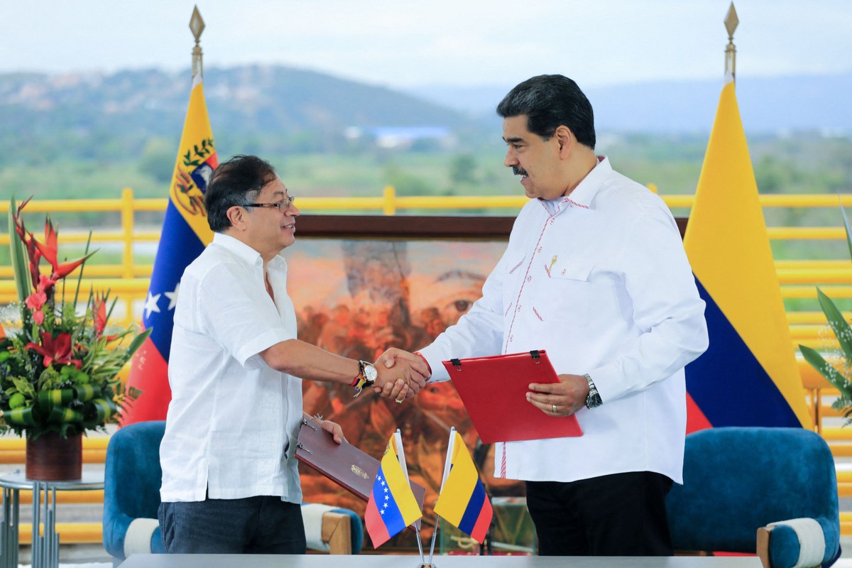 Após quatro anos, Maduro e Petro descongelam acordo comercial entre Venezuela e Colômbia | Mundo | O Globo