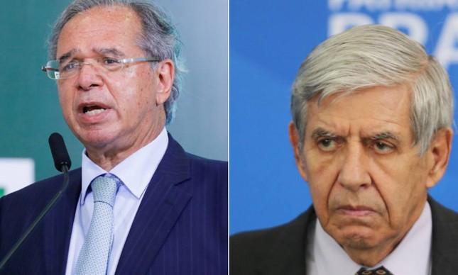 Paulo Guedes e Augusto Heleno