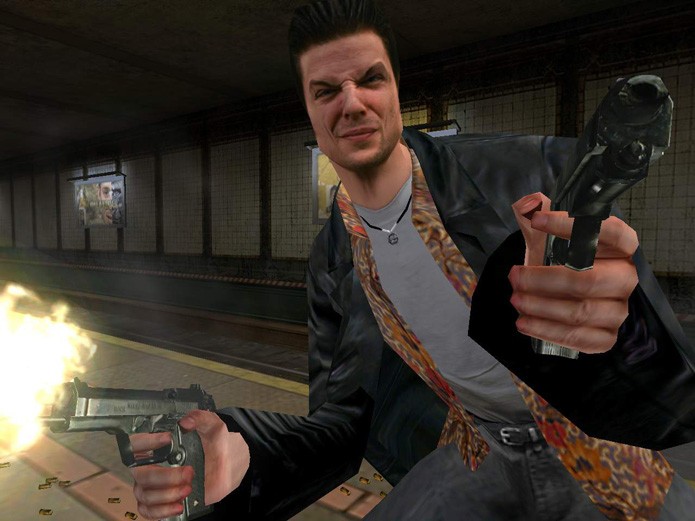 Max Payne de cara feia e em ação (Foto: Divulgação/Take Two)