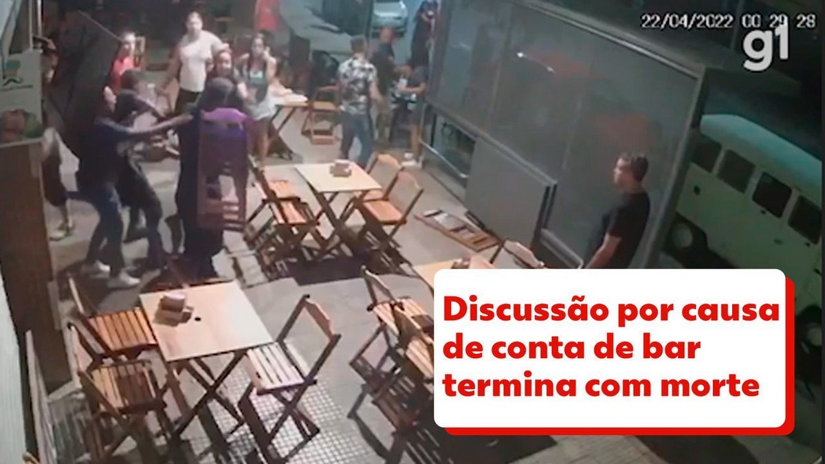 Câmera registra briga generalizada que terminou com morte de cliente de bar em BH VÍDEO Minas