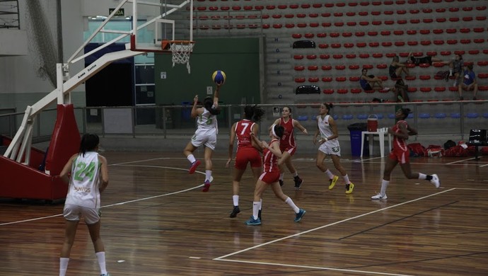 Santos basquete feminino (Foto: Marcelo Martins / PMS)