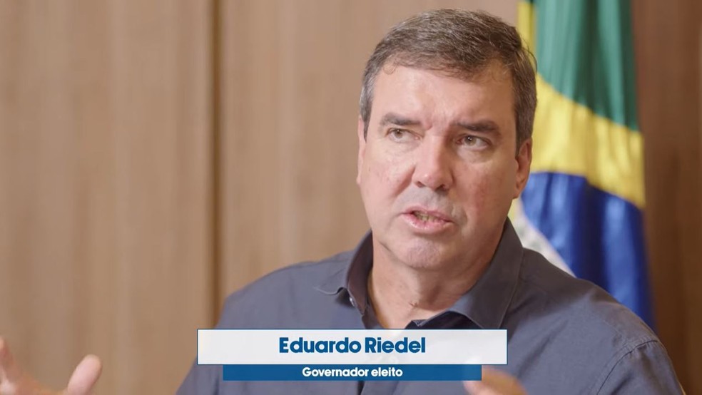 Governador eleito, Eduardo Riedel, conclui anuncio do primeiro escalão de sua gestão — Foto: Reprodução/Redes Sociais
